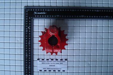 Кривошип привода ножа (эксцентрик) ЖКН 5-2-55-1 z=18, подш. 206