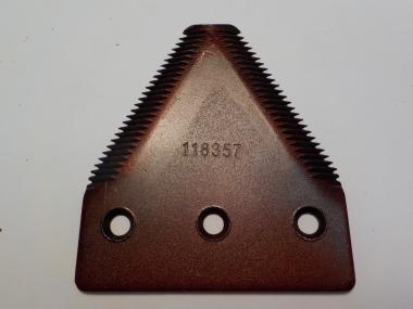 Сегмент ножа 118357, верхний потай, MacDon, аналог А0110 