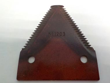 Сегмент ножа 611203, крупная насечка, Claas, аналог 6762341, 41786.02