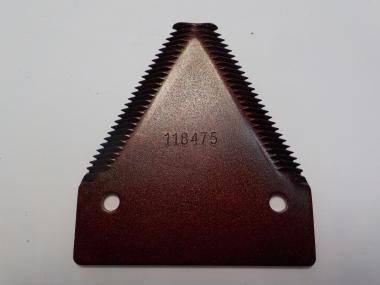 Сегмент ножа 118475, крупная насечка, MacDon, аналог К343901, 34390, 41826