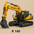 001 Запасные части Hyundai R160