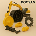 007 Запасные части к экскаваторам DOOSAN