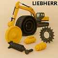 006 Запасные части к экскаваторам LIEBHERR