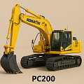 001 Запасные части Komatsu PC200