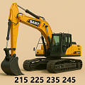 Запасные части SANY 215, 225, 235, 245