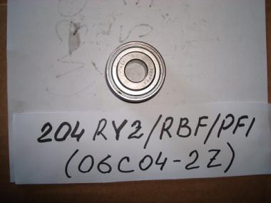 Подшипник 204 RY2\RBF\PFI (06C04-2Z) шариковый однорядный закрытый