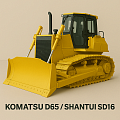 Запасные части Komatsu D65, Shantui SD16